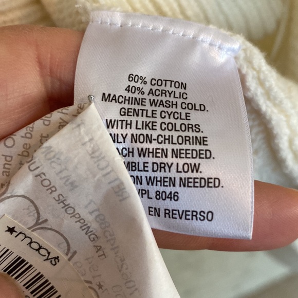 Maison Jules draped cowl neck ivory cardigan sweater. Size XS - Picture 5 of 7